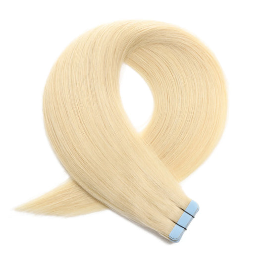 Tape In Hairextensions - Kleur 613 Bleach Blond - 50 Gram - 20 stuks